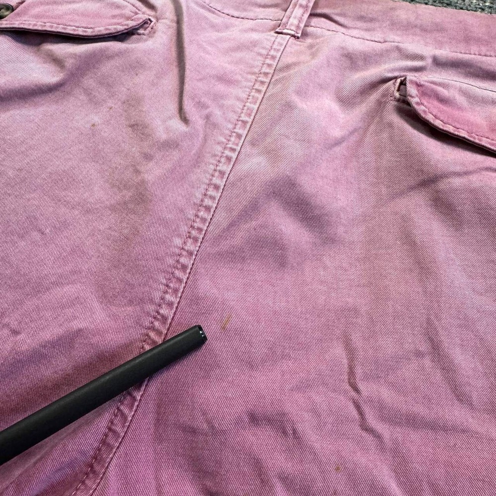 American Eagle Chino Shorts Mens 34 Mauve Pink Next Level Flex Stretch Casual - Picture 10 of 12